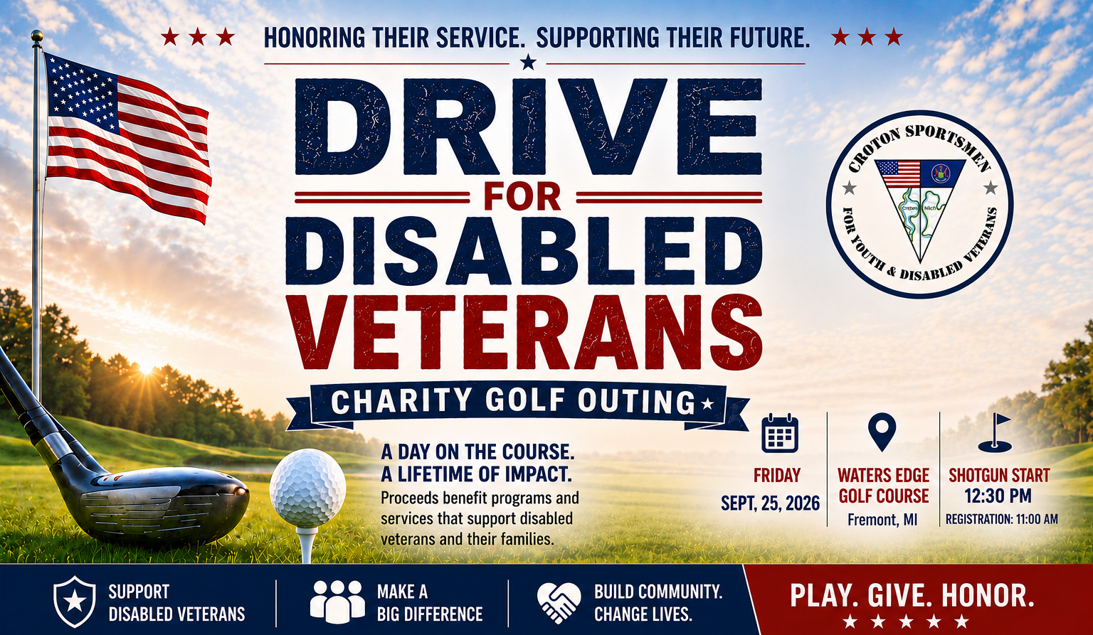 Drive for Disabled Veterans: Charity Golf Outing